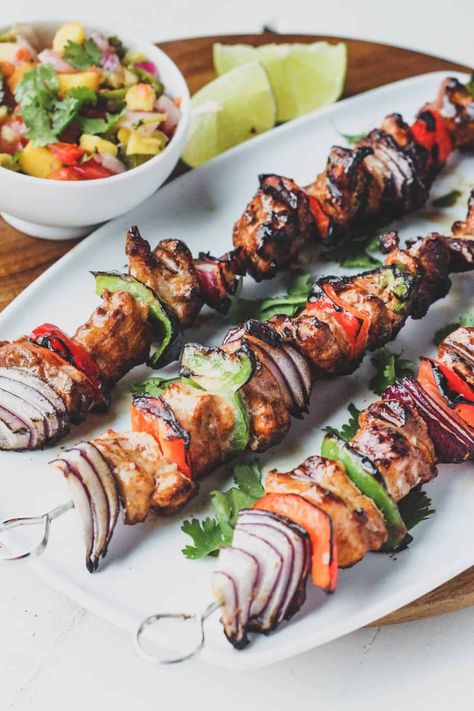 Turkey Fajita Kabobs Fajita Kabobs, Turkey Skewers, Turkey Kabobs, Skewers Recipes, Potato Kabobs, Grill Skewers, Grilled Vegetable Skewers, Turkey Cutlets, Turkey Enchiladas