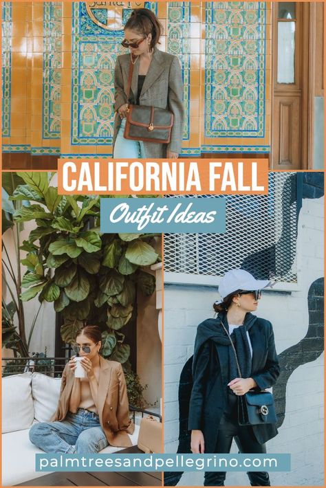 Fall Style California, Fall Outfits California Casual, So Cal Style Outfits, Malibu Outfit Fall, Santa Cruz California Outfit, San Diego Outfits Fall Vacation, California November Outfits, Fall In San Diego Outfits, San Diego Fashion Fall