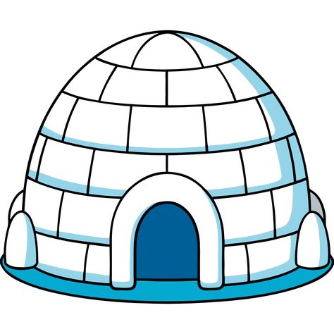 Igloo House Clipart 01 Igloo Clipart, Igloo House, House Clipart, Winter Clipart, Cozy Accessories, Winter Animals, Winter Themed, Cartoon Drawing, Winter Activities