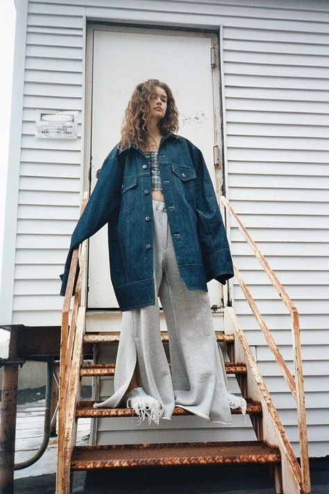 Sasha Kichigina, Denim Editorial, Fashion Promotion, Winter Lookbook, The Suburbs, Teacher Outfit, Fashion Sites, Maxi Styles, Fashion Story