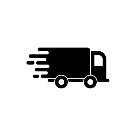 Fast Delivery Icon, Trucking Logo, Delivery Icon, Delivery Logo, Truck Logo, Truck Icon, Zodiac Signs Symbols, Truck Boxes, Food Delivery App