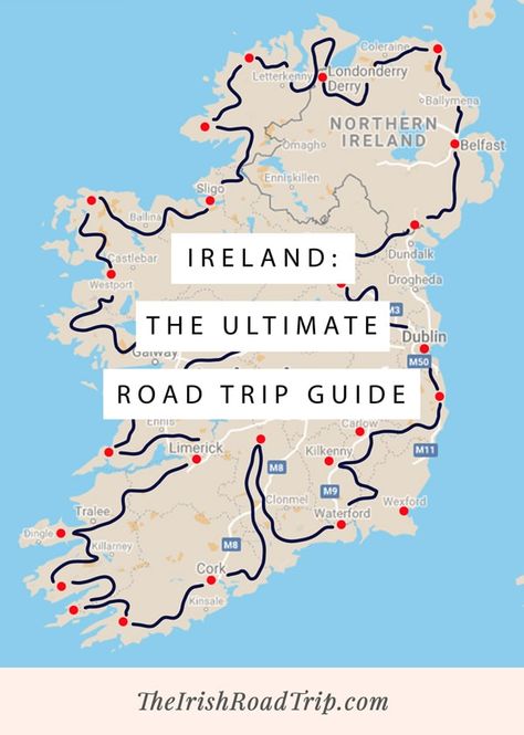 Best Ireland Road Trip Planner You'll Find Online | The Locals 2019 Guide Ireland Road Trip Itinerary, Ireland Road Trip, Ireland Itinerary, Road Trip Map, Road Trip Planner, Arizona Road Trip, Ireland Vacation, Us Road Trip, Trip Planner