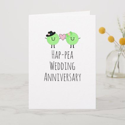 Humourous Anniversary Card Cute Peas Plain Paintings For Anniversary Gifts, Happy Anniversary Card For Parents, Anniversary Card For Parents Handmade, Happy Anniversary Card Ideas For Parents, Anniversary Cute Cards, Anniversary Pun Cards, Happy Anniversary Cards For Parents, Funny Anniversary Cards For Parents, Anniversary Card Ideas For Parents Diy