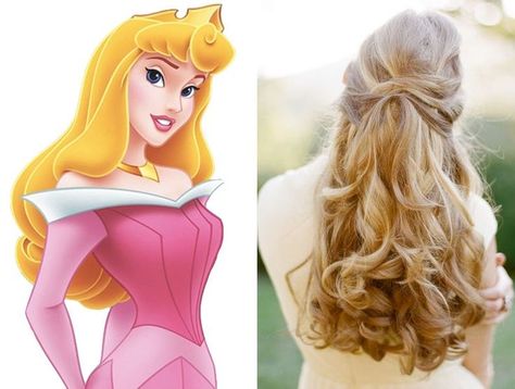 #Hair #Characters #Braids #Girls #Hairdos #Ideas Sleeping Beauty Hairstyle, Aurora Hairstyle, Putri Aurora, Disney Hairstyles, Aurora Hair, Disney Princess Hairstyles, Belle Hairstyle, Disney Hair