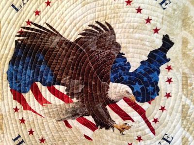 Quilt Panel Ideas, Eagle Quilt, Table Quilt, Panel Ideas, Lone Star Quilt, Cafe Table, Table Quilts, Patriotic Quilts, Quilt Of Valor