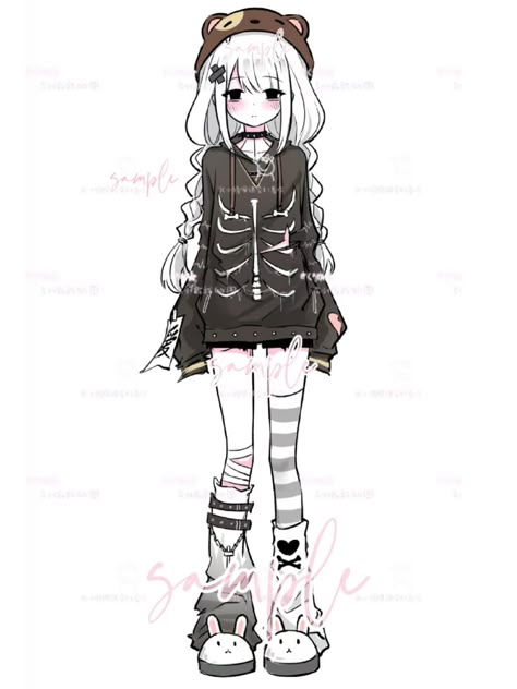 Cute Vtuber Outfit Ideas, Sketch Poses, Fashion Artwork, Eyes Artwork, Emo Art, Fancy Art, Clothing Design Sketches, Dress Design Sketches, Easy Drawings Sketches