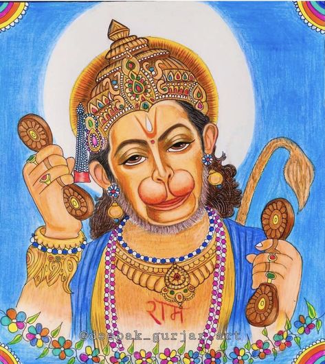 Hanuman Painting Acrylic On Canvas, Hanuman Ji Painting On Canvas, Hanuman Ji Canvas Painting, Hanuman Painting Acrylic, Hanuman Art Drawing, Hanuman Ji Drawing Sketch, Hanuman Ji Painting, Hanuman Ji Drawing, Hanuman Painting