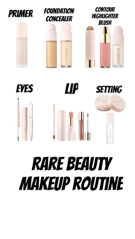 Rare Beauty Makeup Routine, Rare Beauty Makeup Tutorial, Rare Beauty Concealer, Rare Beauty Highlighter, Rare Beauty Makeup, 2023 Review, Makeup Order, Daily Makeup Routine, Beginners Eye Makeup