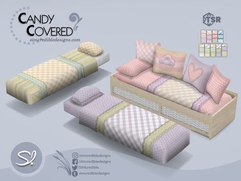 Covered Bed, Sims 4 Beds, Lotes The Sims 4, Sims 4 Tsr, Mod Furniture, Sims 4 Bedroom, The Sims 4 Packs, Sims 4 Expansions, Sims 4 Body Mods