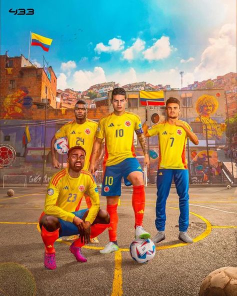 433 on Instagram: "COLOMBIA ON THEIR WAY TO THE FINAL? 🤯🇨🇴" Sports Design Inspiration, James Rodriguez, Final Four, July 10, Sports Design, Sports News, Liverpool, Design Inspiration, Football