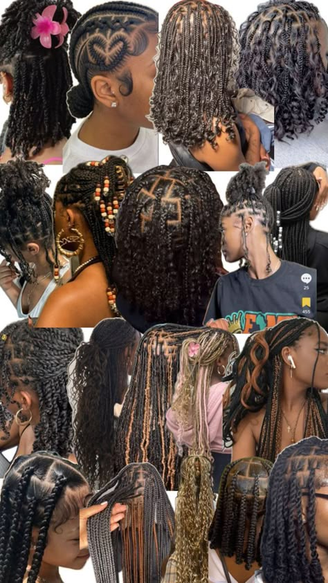 Hear Style, Hairstyle Updo, Short Box Braids Hairstyles, Curly Braids, Big Braids, Beautiful Black Hair, Goddess Braids Hairstyles, Quick Natural Hair Styles, Box Braids Hairstyles For Black Women