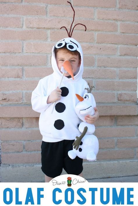 Who's ready for the return of Anna, Elsa and their favorite Snowman buddy Olaf in Frozen 2? This easy DIY Olaf costume is perfect for anyone that prefers homemade costumes or like to save money. It can be downsized for a baby or upsizes for teens or adults. Both boys and girls can wear this snowman costume. Add a tutu dress if you want a fancier costume. This tutorial explains how to make an Olaf costume using a white hoodie and includes a template for Olaf's face. #Frozen #FrozenCostume #Frozen Frozen Costume Diy, Diy Snowman Costume, Frozen Halloween Costumes, Olaf Halloween Costume, Frozen Halloween, Disney Costumes Diy, Olaf Costume, Best Diy Halloween Costumes, Childrens Halloween Costumes