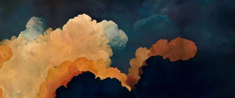 clouds, sky, nature, sunlight, orange, ultrawide | 3440x1440 Wallpaper - wallhaven.cc A Black, The Sky, Abstract Painting, Interview, Paintings, Orange, Yellow, Blue, Black