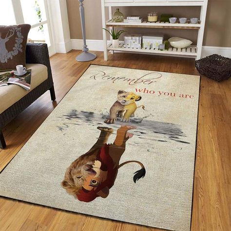 Size: Large (5 x 8 ft) Living Room Decor Fall, Lion King Nursery, Il Re Leone, Re Leone, Disney Lion King, Living Room Area Rugs, The Lion King, Rug Floor, Living Room Carpet