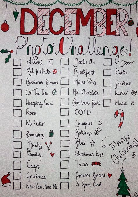 Aesthetic Christmas Bucket List, Christmas List Designs On Paper, Easy Things To Draw For Christmas, Things To Do To Get In The Christmas Spirit, Christmas List Inspo Paper, Things To Get For Christmas 10-11, Aesthetic Christmas List Ideas On Paper, December Drawing Challenge, Christmas Wishlist Ideas On Paper