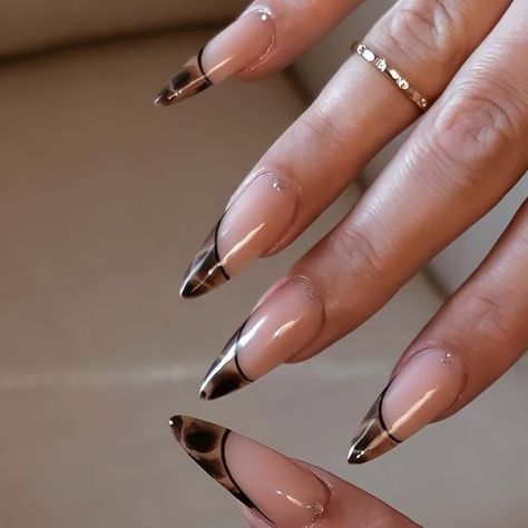 𝘕 𝘈 𝘐 𝘓𝘚. on Instagram: "i’m ready for fall nails 🤎" Alomd Nails Ideas For Fall, Burnt Nails Orange, Almond Nails Ideas Fall 2024, Fall Sets Nails Almond, Long Almond Nails Designs Fall, Fall Nail 2024 Trends, Fall Nails Inspo Short, Long Almond Nails Fall, Fall 3d Nail Designs