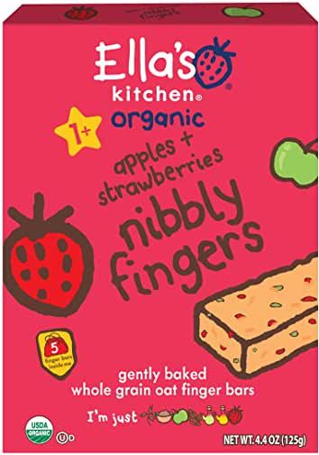 Amazon.com: ellas kitchen Finger Snacks, Strawberry Food, Toddler Finger Foods, Kids Packaging, Food For Kids, Weaning Recipes, Feeding Baby, Snack Bars, Organic Baby Food