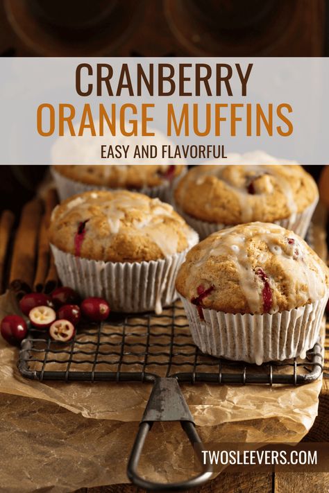 Cranberry Orange Muffins | Low Carb Cranberry Muffin Recipe Cranberry Treats, Cranberry Orange Muffin Recipe, Cranberry Recipes Muffins, Orange Muffin Recipe, Cranberry Orange Muffins, Orange Muffins, Orange Cranberry, Cranberry Muffins, Simple Muffin Recipe