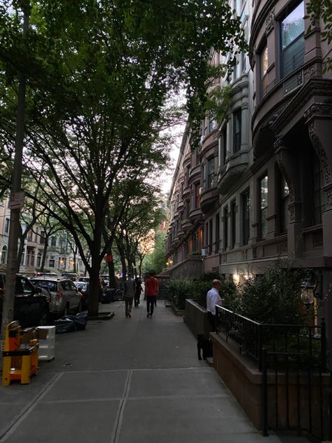 NYC brownstones on a sunset UWS walk Nyc Brownstone, Vision 2024, Evening Walk, One Drop, Concrete Jungle, Where The Heart Is, Walkway, Vacation Trips, Travel Dreams