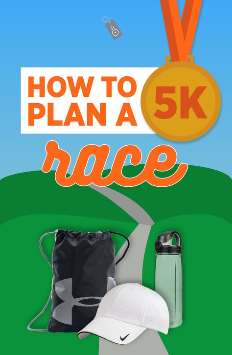 Organizing a successful 5K is a bigger undertaking than you may think, but don’t worry, our step by step guide will make sure that you hit the ground running. #5K #Race #Running #Planning #Custom #HowTo How To Host A 5k Fundraiser, Fun Run Fundraiser, Sfrg Ideas, 10km Run, Golf Fundraiser, Rad Tech Week, Race Running, Church Marketing, Charity Run