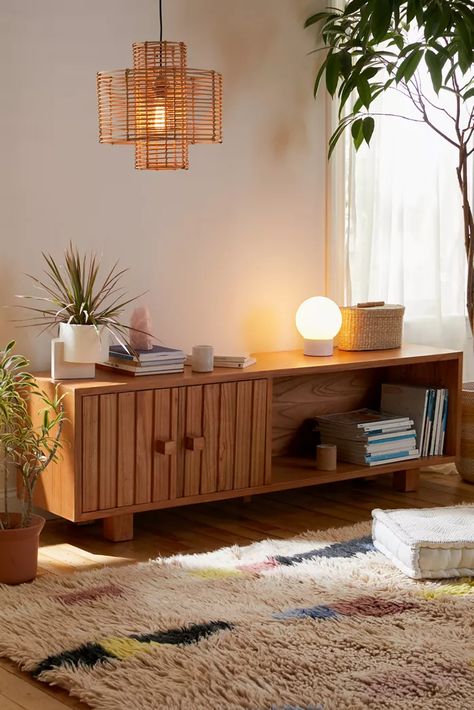 Urban Outfitters Furniture, Low Credenza, Stylish Sideboards, Urban Outfitters Home, Apartment Furniture, Design Del Prodotto, Flipping Furniture, 인테리어 디자인, Furniture Ideas