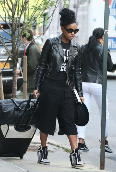 Janelle Monae, Janelle Monáe, Looks Street Style, Airport Fashion, Travel In Style, Airport Style, Fall Fashion Outfits, Street Chic, Look Chic