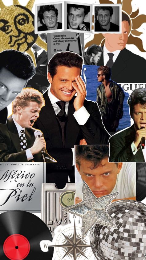 🪩🪩 Luis Miguel Aesthetic, Bullet Journal School, Adam Levine, Band Posters, Beyonce, Celebrity Crush, The Beatles, Album Covers, Iphone Wallpaper