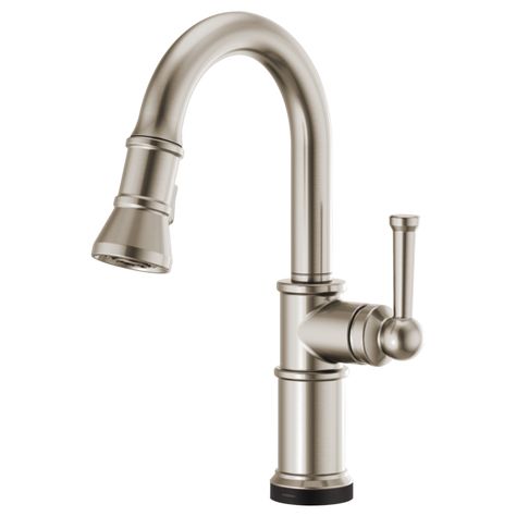 SMARTTOUCH® PULL-DOWN PREP FAUCET : 64925LF-SS : Artesso® : Kitchen : Brizo Brizo Kitchen Faucet, Marathon Coach, Kitchen Faucets Pull Down, Cleaning Faucets, Bar Faucets, Farmhouse Apron Sink, Step Lighting, Brass Handles, Shower Faucet