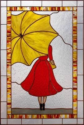 Umbrella Art Craft, Craft Umbrella, Umbrella For Kids, Glass Painting Patterns, Stained Glass Quilt, Stained Glass Patterns Free, Glass Painting Designs, Umbrella Art, Stained Glass Paint