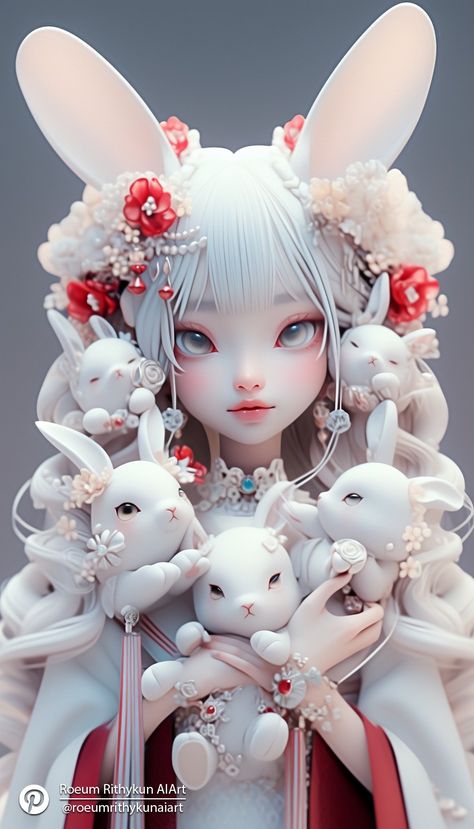 Blender Character, Eyes Artwork, Images Kawaii, Fairy Artwork, Creative Drawing Prompts, Fairy Figurines, Fairy Princess, Year Of The Rabbit, Anime Fairy