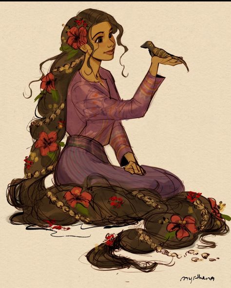 @myrthena Rapunzel Fanart, Steven Thompson, Animation Drawing Sketches, Monitor Lizard, Oc Drawings, Gorgeous Art, Cool Art Drawings, Hercules, Fantasy Character Design