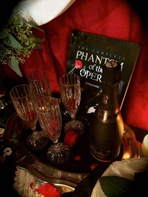 Phantom Of The Opera cocktail party drinks!  See more party planning ideas at CatchMyParty.com! Broadway Wedding, Cocktail Party Ideas, Debut Planning, Kid Friendly Party, Cocktail Party Drinks, Event Planning Binder, Broadway Party, Masquerade Ball Party, Event Planning Template