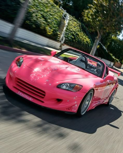 #car #lovercar #cargirl #supercar Johnny Tran, Prom Car, Honda 2000, Pink Motorcycle, Dream Cars Mercedes, Pimped Out Cars, Honda S2000, Street Racing Cars, Honda Cars