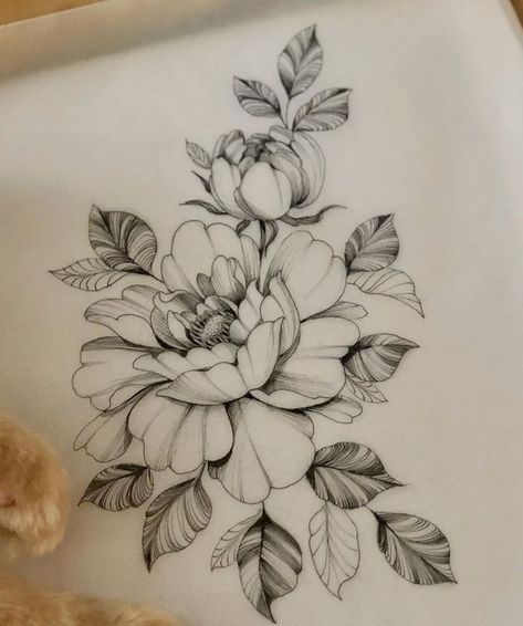 Dahlia Flower Tattoos, Dahlia Tattoo, Peony Flower Tattoos, Crazy Tattoos, Animal Tattoo Ideas, Feather Tattoo Design, Floral Tattoo Sleeve, Peonies Tattoo, Shoulder Tattoos For Women