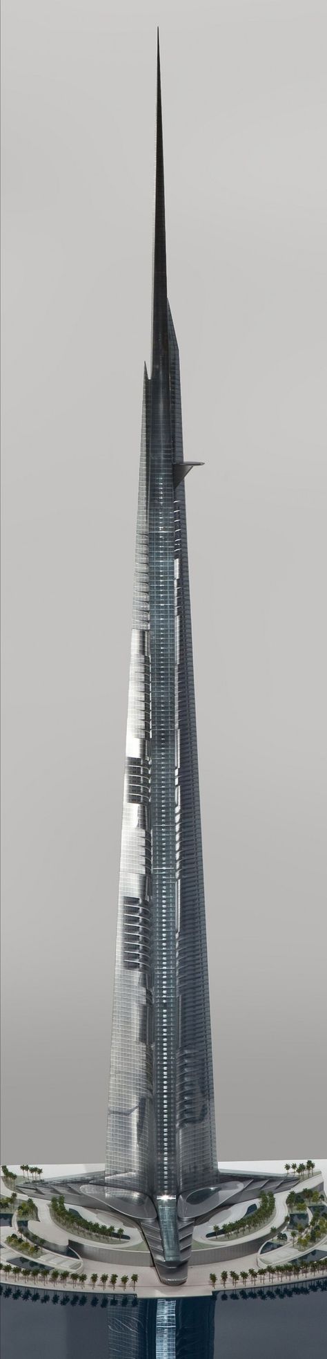 Kingdom Tower | World’s Tallest Skyscraper in Jeddah Jeddah Tower, Tower Models, Modern Skyscrapers, Future Buildings, Skyscraper Architecture, Chrysler Building, Interesting Buildings, Amazing Buildings, Structure Architecture