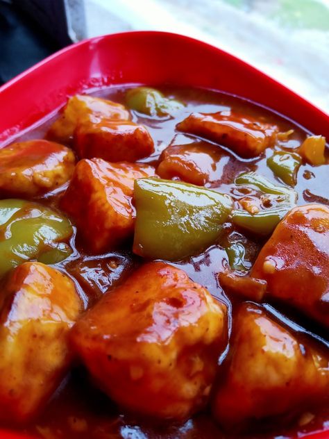 #chilly#paneer#indianfood#chinesefood#foodlover#foodey#homemade Chilly Paneer, Sweet And Sour Pork, Food Snapchat, Paneer, Chicken Wings, Travel Photography, Snapchat, Meat, Chicken