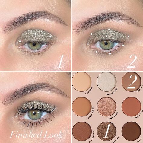 Deja Brew Colourpop Looks, Colourpop Going Coconuts Palette, Colour Pop Eyeshadow Palette, Eyeshadow Palette Colourpop, Malibu Barbie Colourpop, Summer Eyeshadow, Natural Prom Makeup, Colourpop Eyeshadow, True Spring