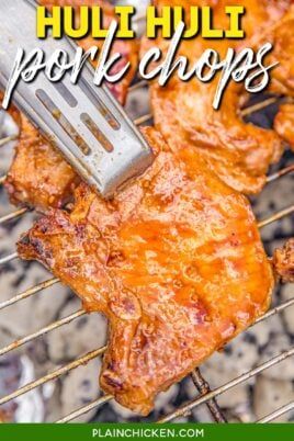 Hawaiian Pork Marinade, Polynesian Pork Chops, Soy Sauce Garlic, Bone In Pork Chops, Pork Meals, Huli Huli, Hawaiian Recipes, Bbq Pork Ribs, Pork Rib Recipes