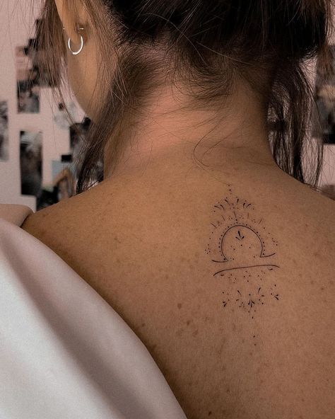 67 Libra Tattoos That Will Leave You in Awe Libra Inspired Tattoos, Libra Tattoo Ideas For Women, Tattoo Balance, Libra Scale Tattoo, Libra Tattoo Ideas, Libra Tattoos, Libra Constellation Tattoo, Libra Symbol, Balance Tattoo