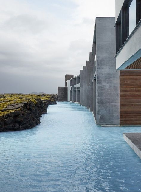 In Touch With Nature, Pink Bathroom Decor, Blue Lagoon Iceland, The Blue Lagoon, Stunning Hotels, Scandinavian Aesthetic, Volcanic Rock, The Ritual, Pink Bathroom