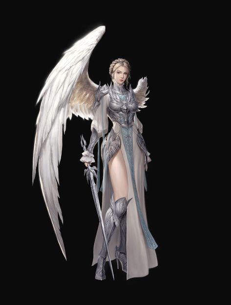 ArtStation - angel with broken wings Angel With Broken Wings, Winged Characters, Girl With Wings, Winged People, Winged Girl, Broken Wings, Gaming Tattoo, Roleplay Characters