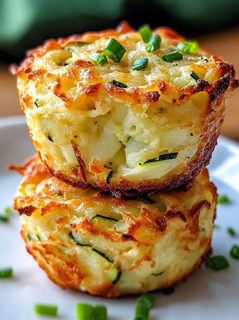 Potato Muffins, Parmesan Zucchini, Zucchini Muffins, 1 Cup, Parmesan, Zucchini, Potato, Muffins, Easy Meals