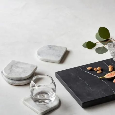 Wholesale Marble Coasters—— Casamarbury Marble Photoshoot, Stone Dishes, Marble Serving Boards, Marble Detail, Marble Accessories, Marble Board, The Citizenry, Kitchen Redesign, Stone Accessories