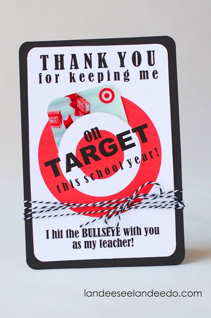 Teacher Gift Idea: Printable Target Gift Card Holder - Landee See Landee Do Teacher Appreciation Gift Card Holder, Teacher Appreciation Gift Card, Target Gift Card, Teacher Treats, Teachers Diy, Target Gift Cards, Target Gifts, Treat Ideas, School Teacher Gifts