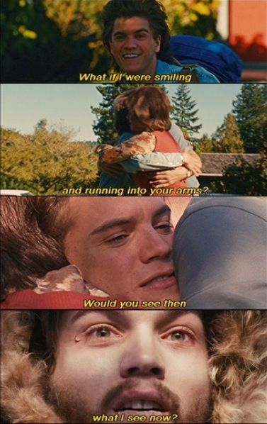 Chris was imagining what it would be like if he survived the berries and how it would be if he came home to his parents. Chris Mccandless, Christopher Mccandless, Wild Quotes, Wild Movie, Movie Collage, Best Movie Quotes, Cinema Quotes, Camping Inspiration, Movie Lines