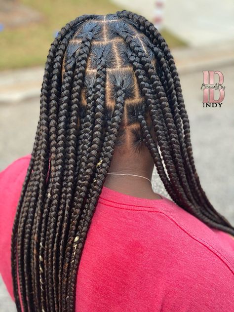 #braidsbyindysimonee👸🏽 #braiderinatlanta #atlantabraider #braids #braidstyles #atlbraider #braidsforwomen #atlantahairstylist #atlhairstylist #mediumboxbraids #braidsforwomen #boxbraids #ombrebraids #feedins #atlfeedinbraids #atlantafeedinbraids #atlantabraids #atlbraids #waistlength #knotlessbraids #atlknotlessbraids #knotlessboxbraids #individualbraids #waistlengthbraids #protectivestylesfornaturalhair 🔥 20 Box Braids, Medium Knotless Box Braids Medium Length, Medium Large Knotless Box Braids, Large Knotless Box Braids, Medium Knotless, Black Kids Braids Hairstyles, Cute Box Braids, Short Box Braids Hairstyles, Braiding Styles