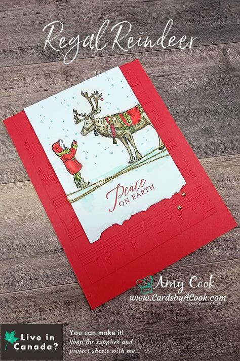 Su Regal Reindeer Cards, Stampin Up Most Adored, Regal Reindeer Cards, Regal Reindeer Stampin Up Cards, Stampin Up Regal Reindeer, Regal Reindeer, Sparkle Of The Season, Xmas Animals, Reindeer Cards