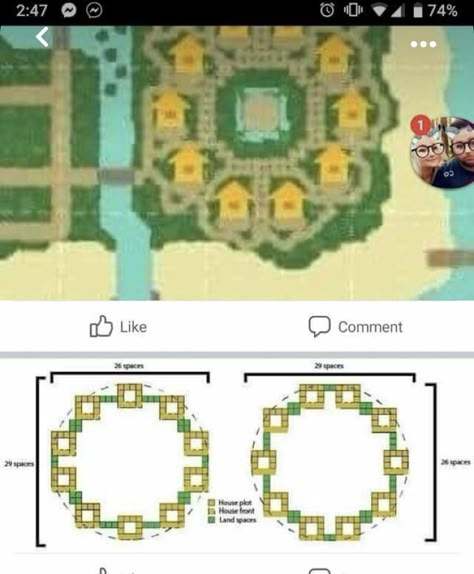 Acnh Circle Neighborhood Layout, Acnh Island Map Layout Ideas South River, Animal Crossing Residential Area Layout, Acnh Neighborhoods Layouts Circle, Acnh Villagers Homes Layout Map, Animal Crossing Island Ideas Layout, Acnh Villager Homes, Acnh Map Ideas, Path Animal Crossing