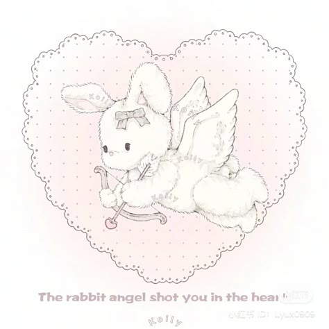 Angel Cupid, Drawing Digital Art, Cute Angel, Pastel Kawaii, White Pastel, Drawing Digital, Teddy Bear, Angel