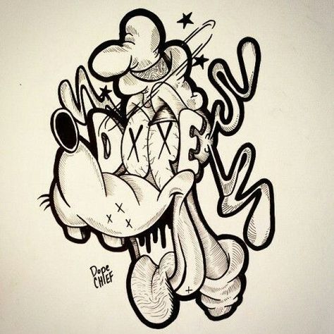 Pin by Christinsyl on Goofy | Graffiti drawing, Tattoo design drawings, Tattoo art drawings Goofy Tattoos Ideas, 90s Tattoo Ideas, Goofy Tattoos, Tattoo Animation, Animation Tattoo, Drawing Tattoo Design, Designer Tattoo, Inspo Tattoo, Tattoo Designer